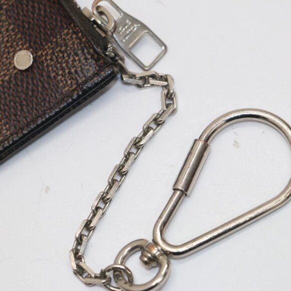 Louis Vuitton Key Pouch Cloth Small Wallet - Damier Ebene - Picture 5 of 15